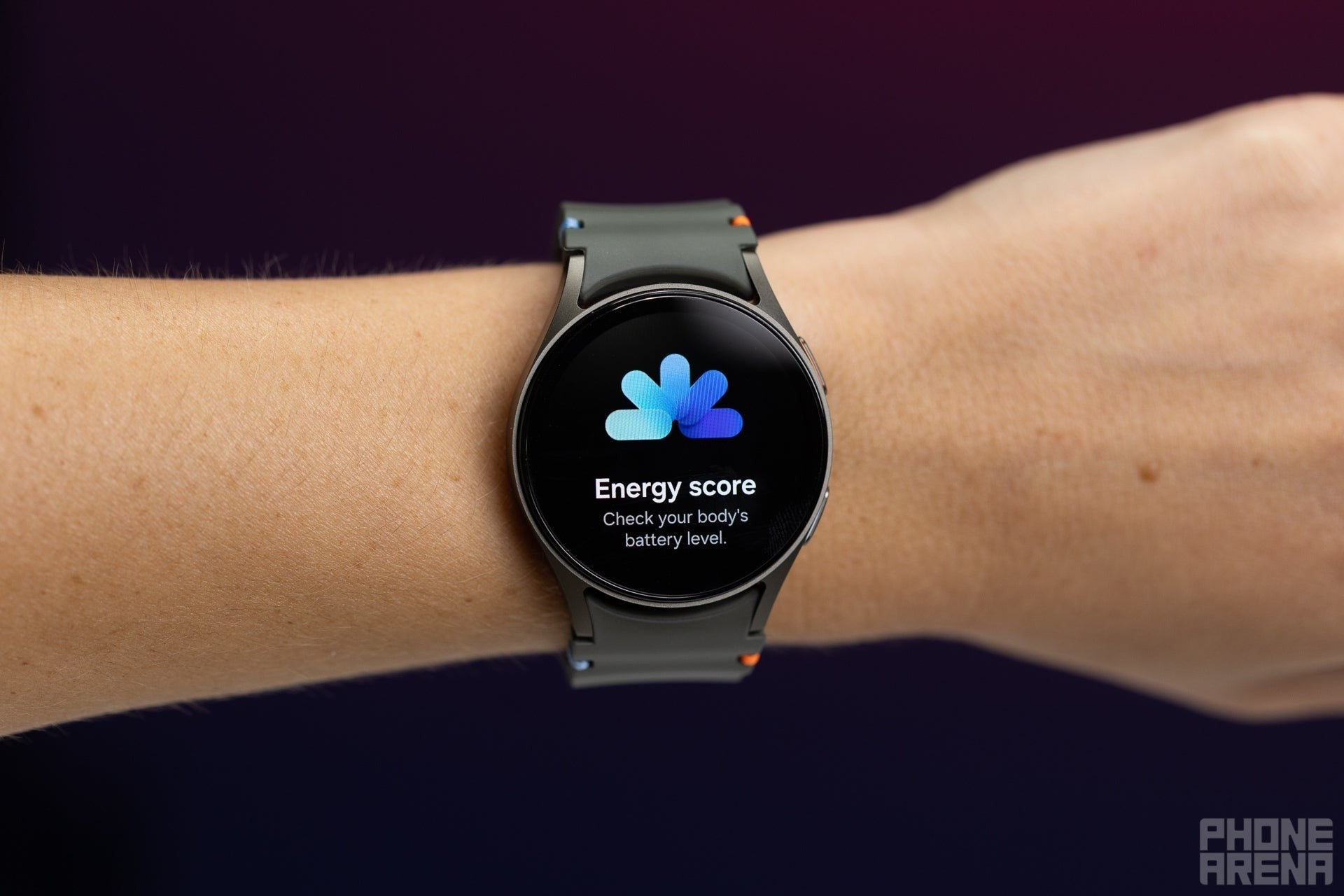 The Galaxy Watch has an Energy Score that represents the daily measurement of your physical and mental readiness. | Image credit PhoneArena - Smartwatch Health Statistics Explained