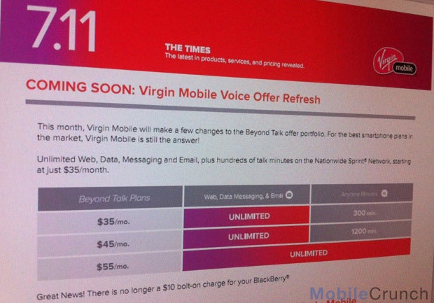 Later this month, Virgin Mobile is expected to start this new, revised pricing schedule - Virgin Mobile adjusts rates, raising some and dropping others