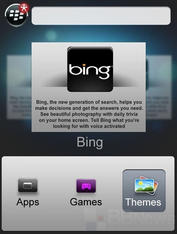 BlackBerry App World 3.0 brings a revised look to the online applications store - Screenshot shows off new BlackBerry App World 3.0