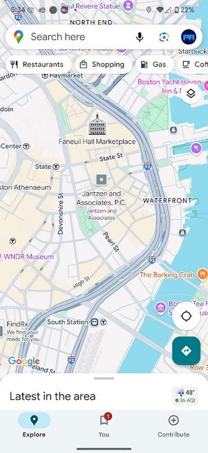 Apple Maps is seen running on the Google Chrome browser on Android.