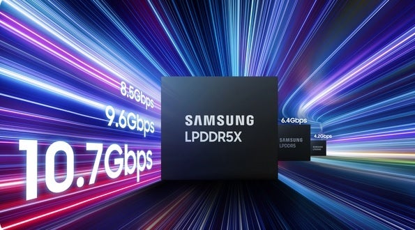 Image of Samsung&amp;#039;s 10.7Gbps RAM chip. 