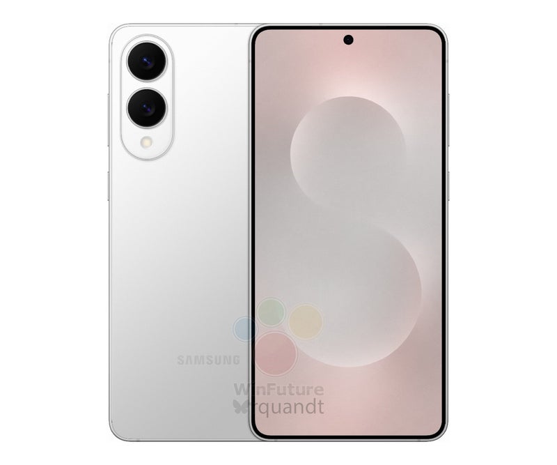 Samsung Galaxy S25 Edge leak in Titanium Silver