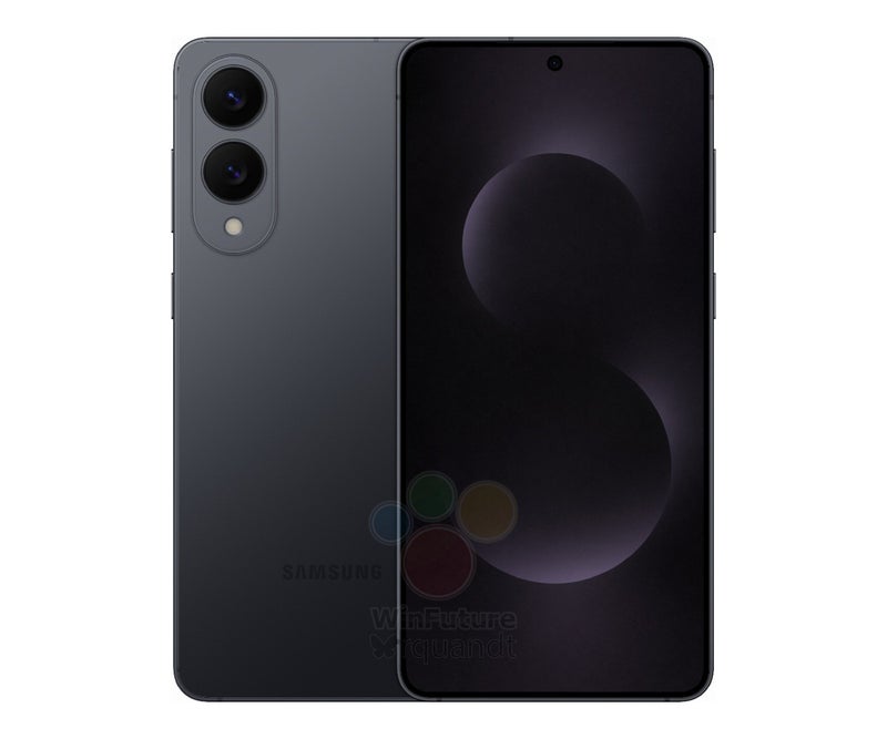 Samsung Galaxy S25 Edge leak in Titanium Jet Black
