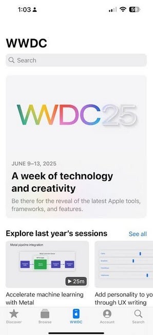 Track what's happening at WWDC using the Apple Developers app. | Image credit-PhoneArena - Apple could give iPhone, iPad, Mac users a time-saving feature for faster Wi-Fi access