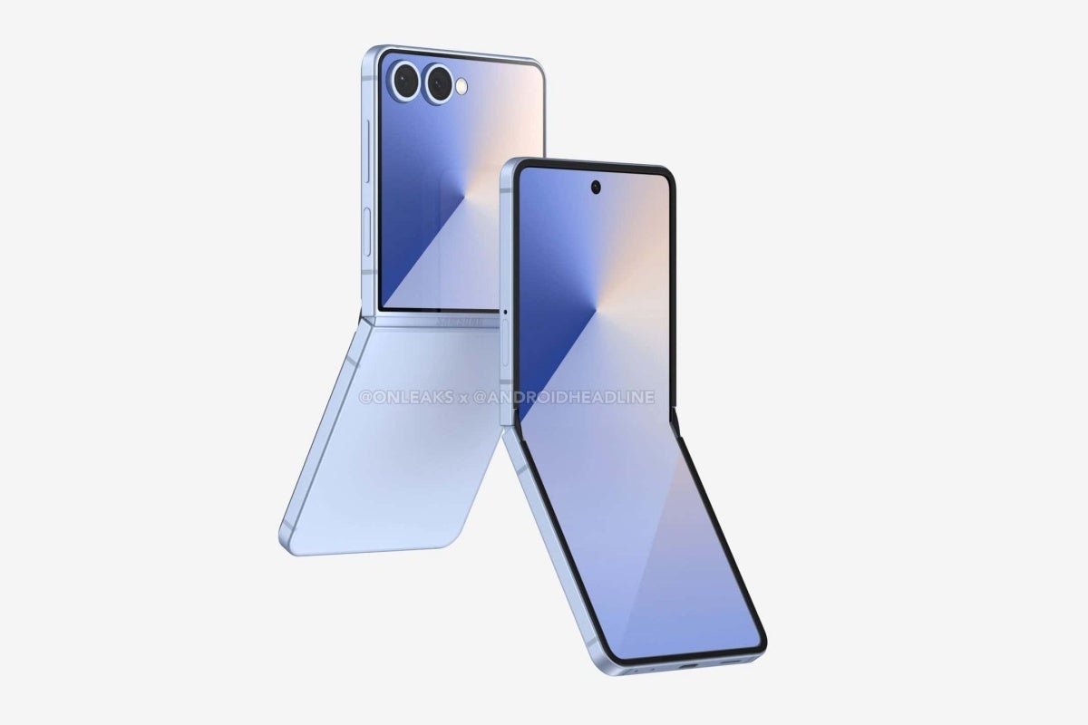 Leaked Samsung Galaxy Z Flip 7 render