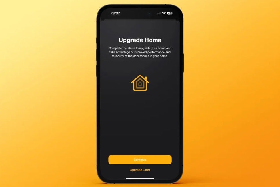 Captura de tela do Apple Home App