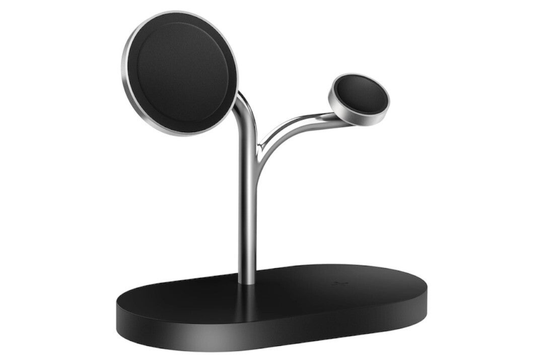 Samsung 3-in-1 wireless charger on a white background.