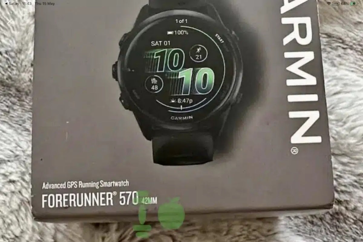 Leaked Garmin Forerunner 570 picture