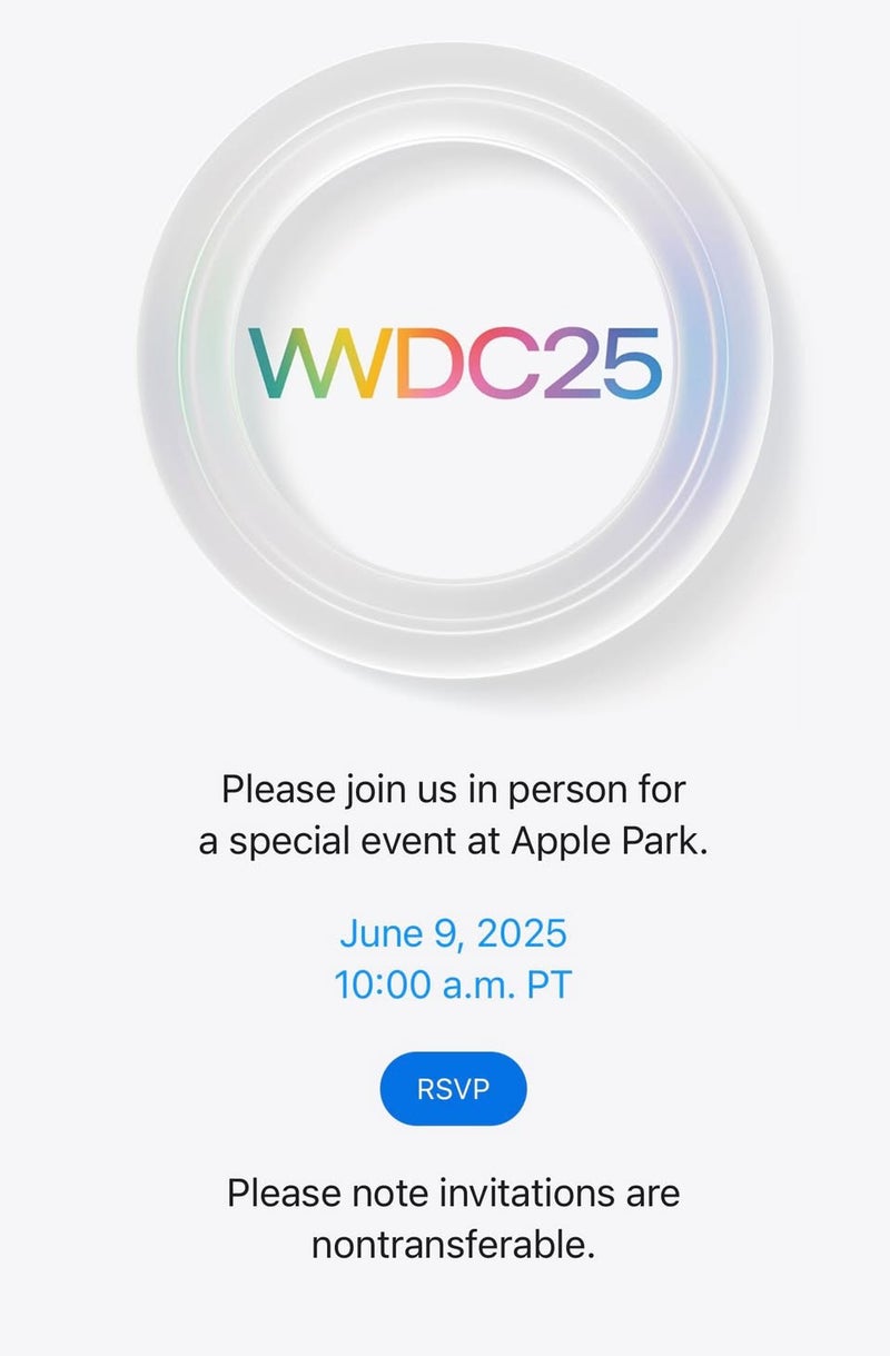 Apple sends out WWDC25 invites — on the same day as Google I/O