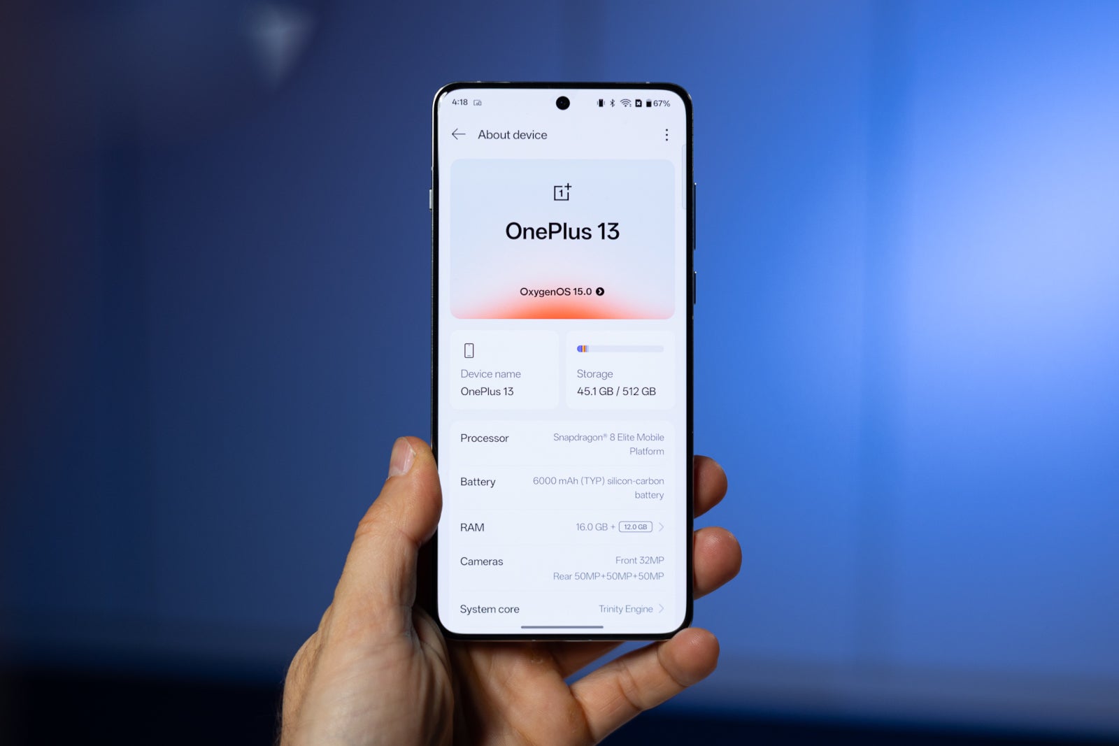 A bateria com ponta do OnePlus 15 superará todos os outros carros -chefe
