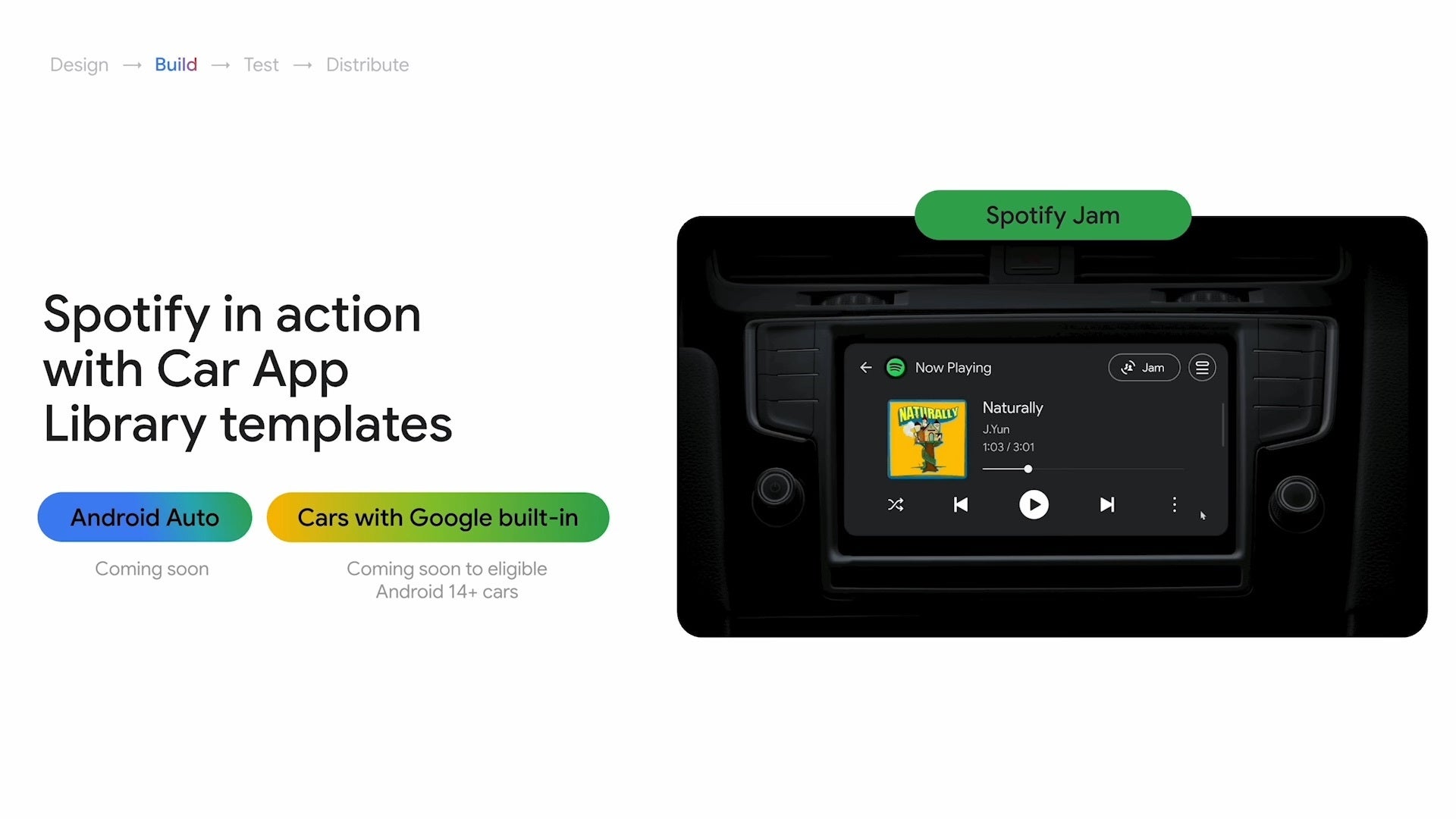 يمكن أن تجعل ميزة Android Auto Spotify هذه رحلاتك على الطريق أقل مملًا كثيرًا ينزلق مع عرض واجهة المستخدم لنظام Android Auto Running Spotify Jam