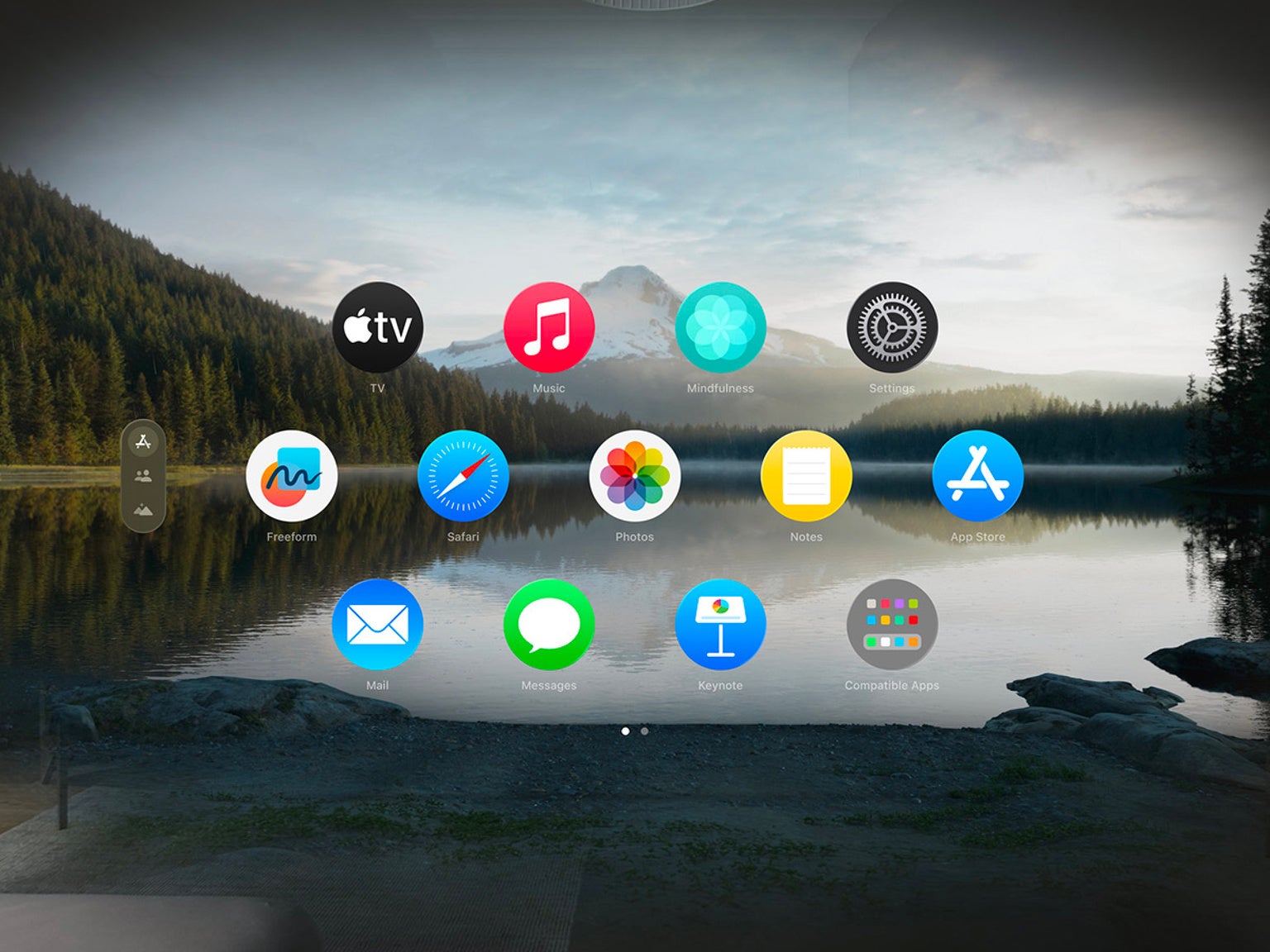 visionOS in action on a Vision Pro headset. | Image credit — Apple - Apple’s upcoming iOS 7 moment is bigger than we knew