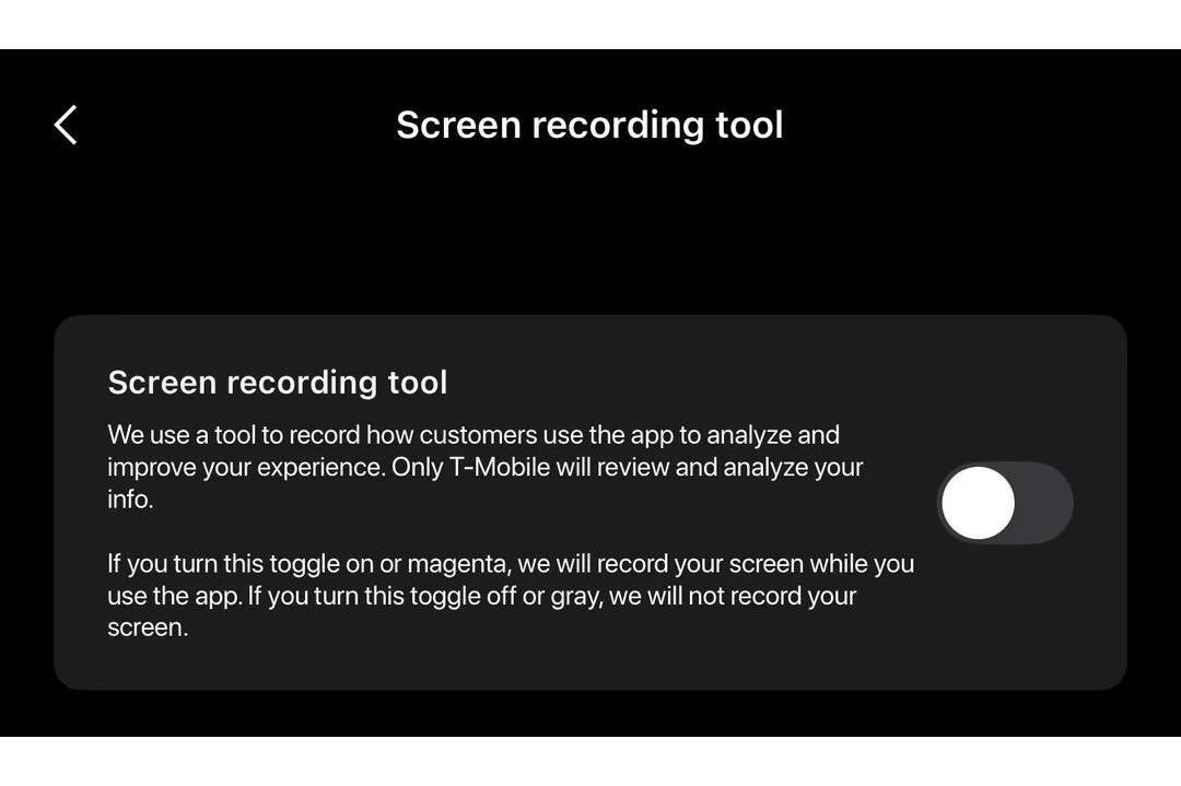 T-Mobile T-Life screen recording