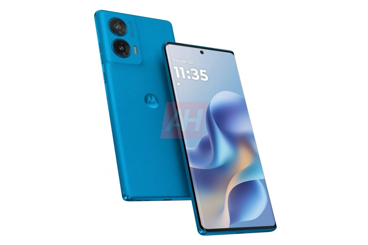 Leaked Motorola Moto G96 image in blue