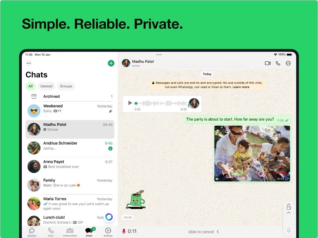 يمنح Meta أخيرًا مستخدمي iPad تجربة مراسلة أفضل مع تطبيق WhatsApp الأصلي
