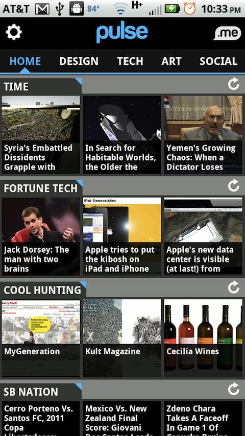 Here are 11 news, video and entertainment apps optimized for Honeycomb