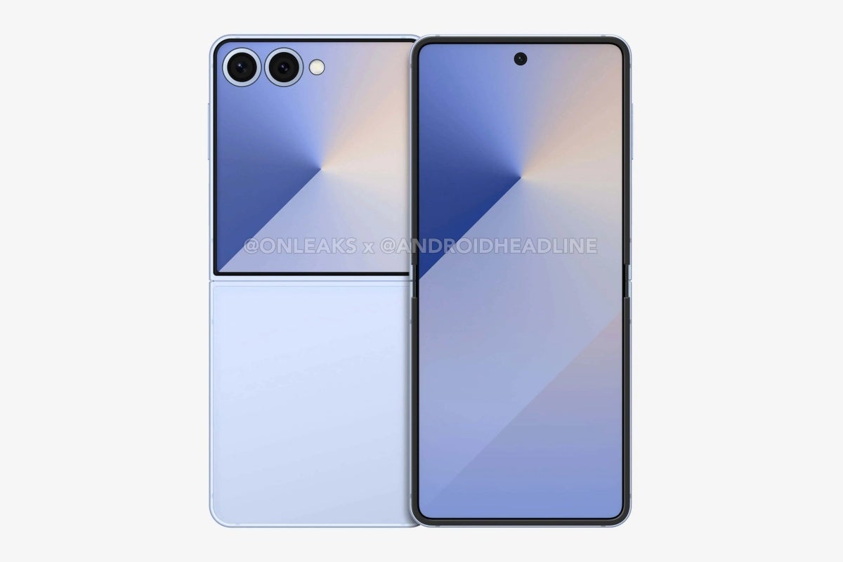 Leaked Samsung Galaxy Z Flip 7 render