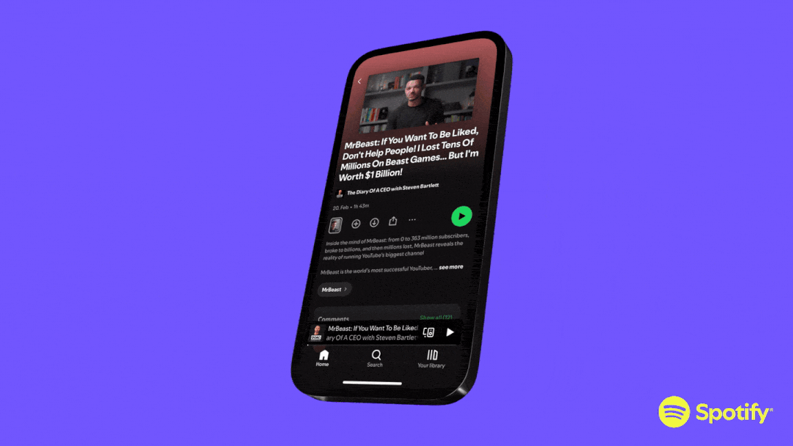 Soon, you should also see a new “In this episode” section on podcast pages. - Spotify’s new podcast tab is a solid upgrade… unless you liked it the way it was