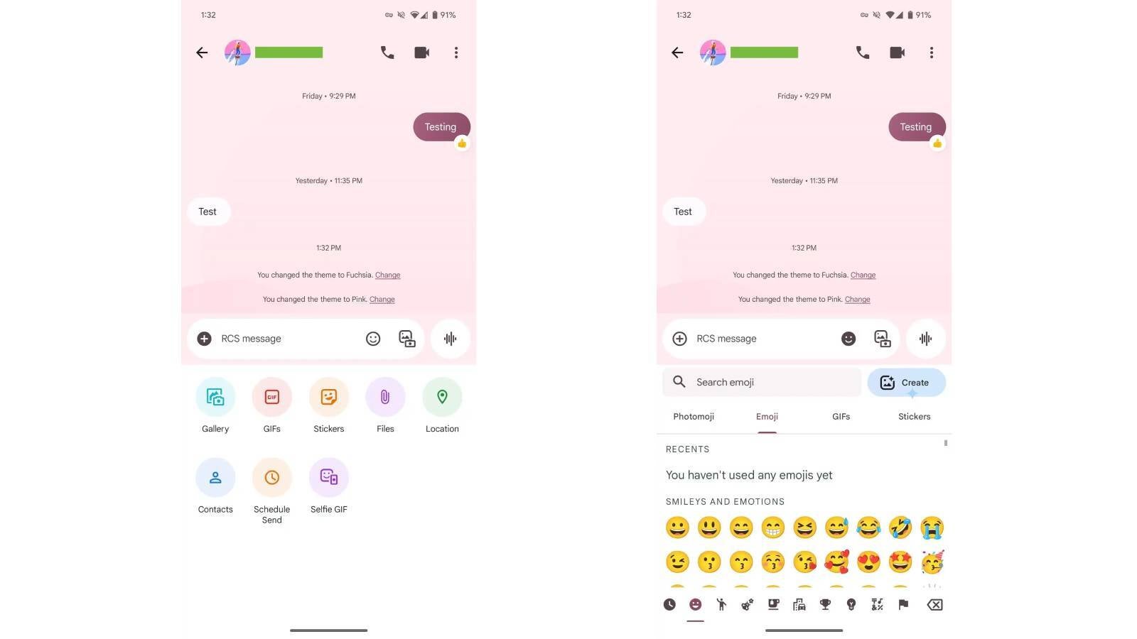 رسائل Google المواد 3 التعبيرية 