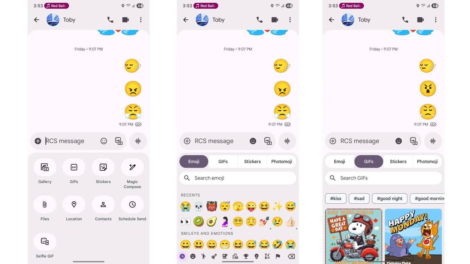 Google Messages Material 3 Expressive 