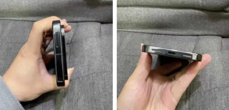 Top and bottom of the Pixel 10 Pro prototype. | Image credit-Mystic Leaks via Android Authority - Pixel 10 Pro prototype leaks along with specs and default sounds