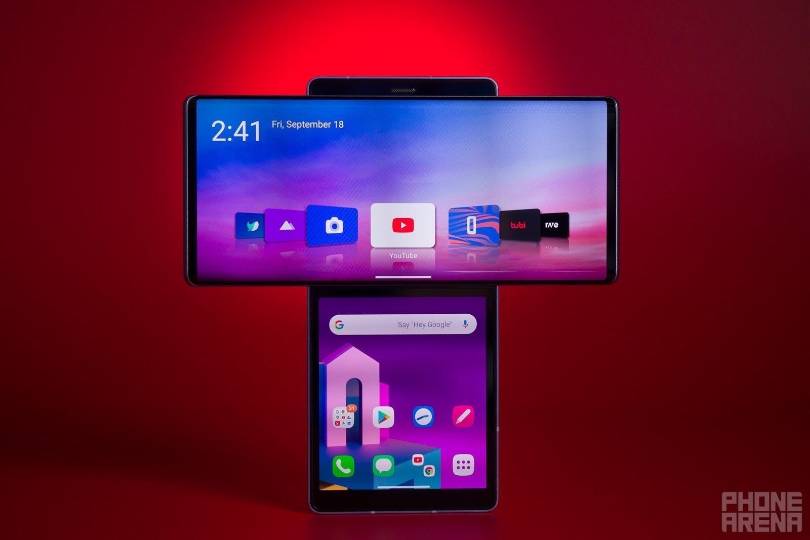 LG went out with a bang with its final phone release — the LG Wing. | Image by PhoneArena - This flagship phone checks almost every box, so why does it feel like a farewell?