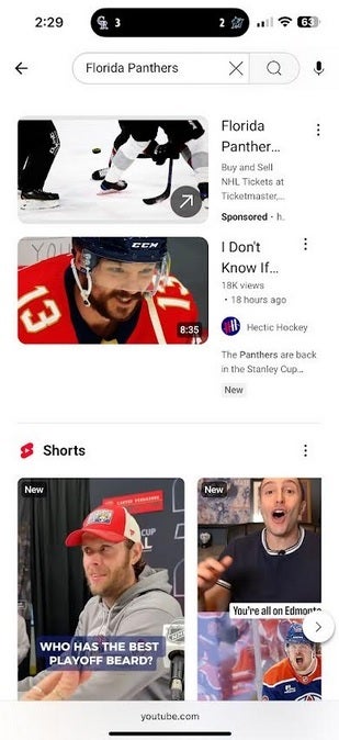 The mobile YouTube website on Safari. | Image credit-PhoneArena - YouTube app will no longer work on some older iPhone and iPad models