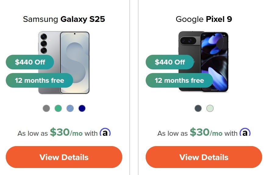 Get unlimited premium wireless service and a free Pixel 9 or Galaxy S25 for only $30 per month from Mint Mobile. | Image credit-Mint Mobile - T-Mobile MVNO Mint Mobile calls this its "Craziest phone deal yet"