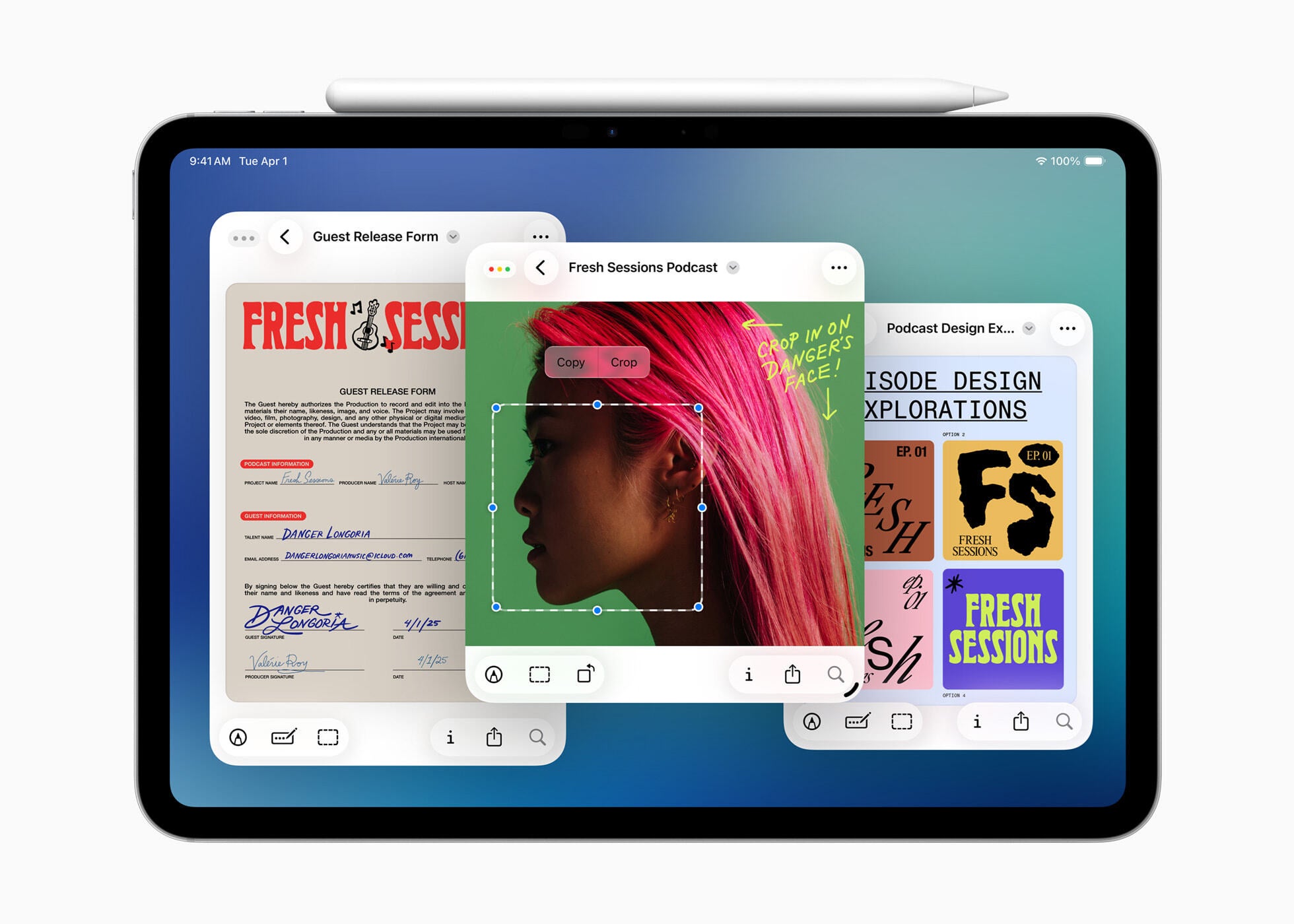 Image Center - Apple - iPadOS 26 is here with Liquid Glass, windowing upgrades, and a big leap in apps
