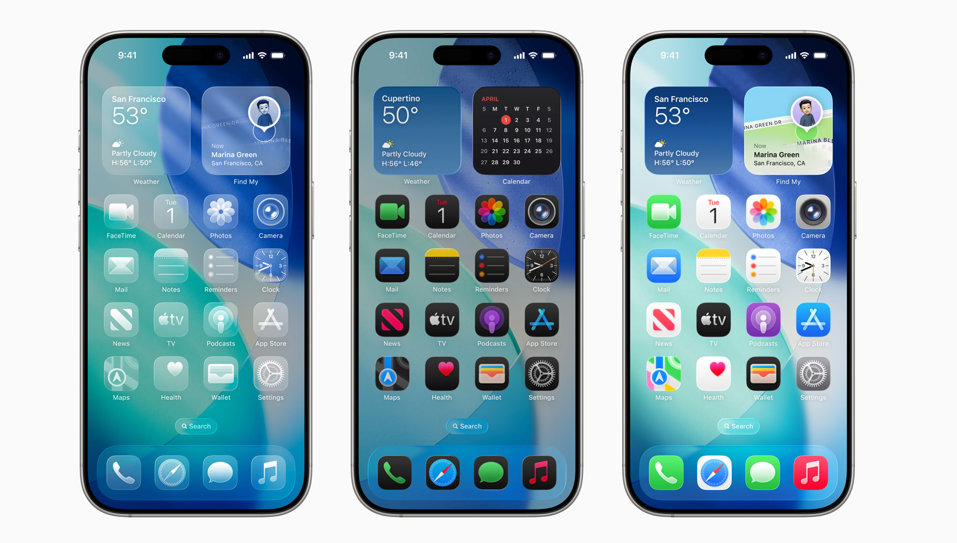 Apple&#039;s Liquid Glass new design language (Image Credit-Apple) - iOS 26 arrives with the Liquid Glass visual overhaul this fall, iPhone Xs and XR get dropped