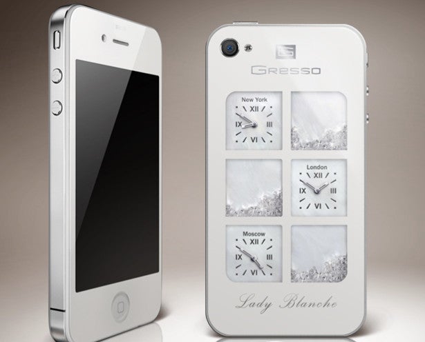 Check out this $30,000 white iPhone from Gresso