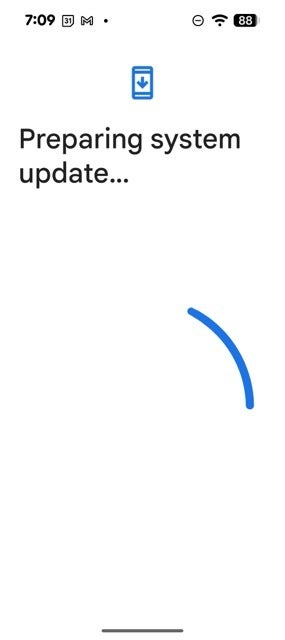Screenshot from the Android 16 QPR1 Beta 2 update