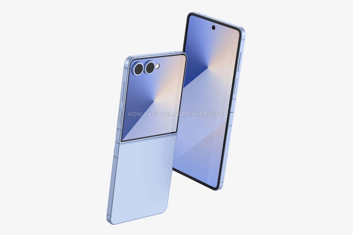 Leaked Samsung Galaxy Z Flip 7 renders