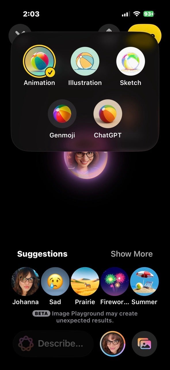 Apple’s Image Playground on iOS 26 now supports ChatGPT art styles. Here's a look at how it works.
