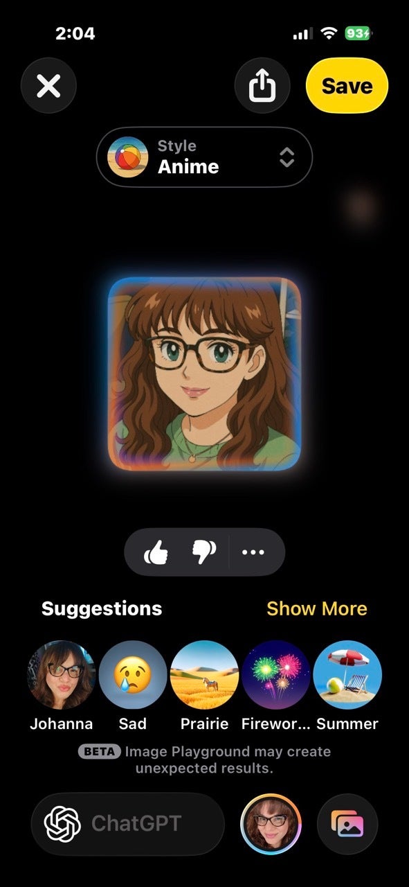 Apple’s Image Playground on iOS 26 now supports ChatGPT art styles. Here's a look at how it works.