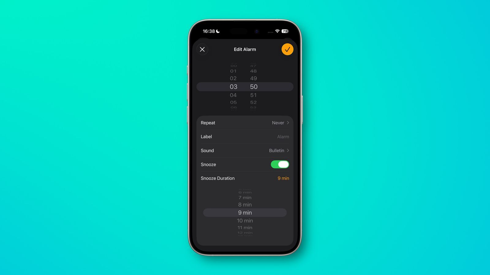 This snooze intervals option is exactly what you didn&#039;t know you needed. | Image Credit – MacRumors - iOS 26 finally lets you snooze like a civilized human