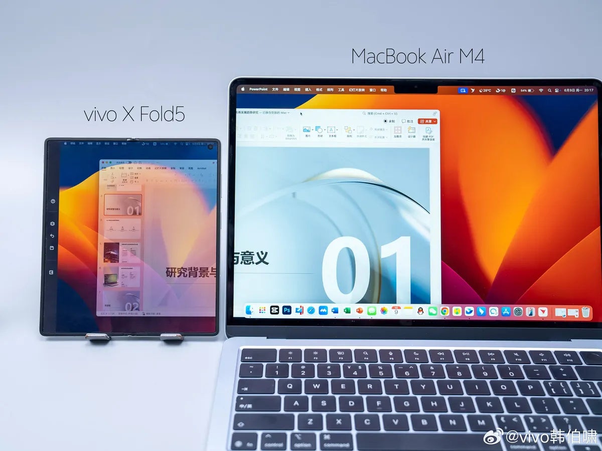 Vivo X Fold 5 &amp;amp; MacBook Air 14