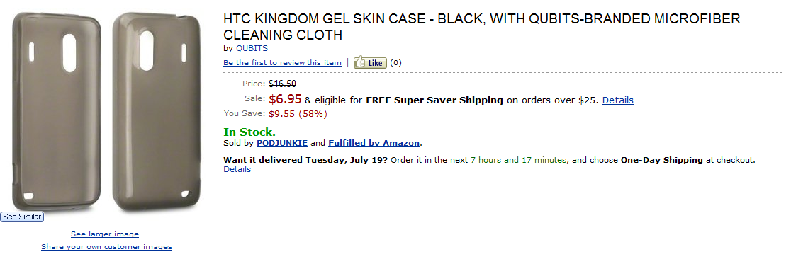 Amazon is already listing cases for the HTC Kingdom, likely soon to be the HTC Hero 4G - HTC Kingdom comes to Sprint customers as the HTC Hero 4G
