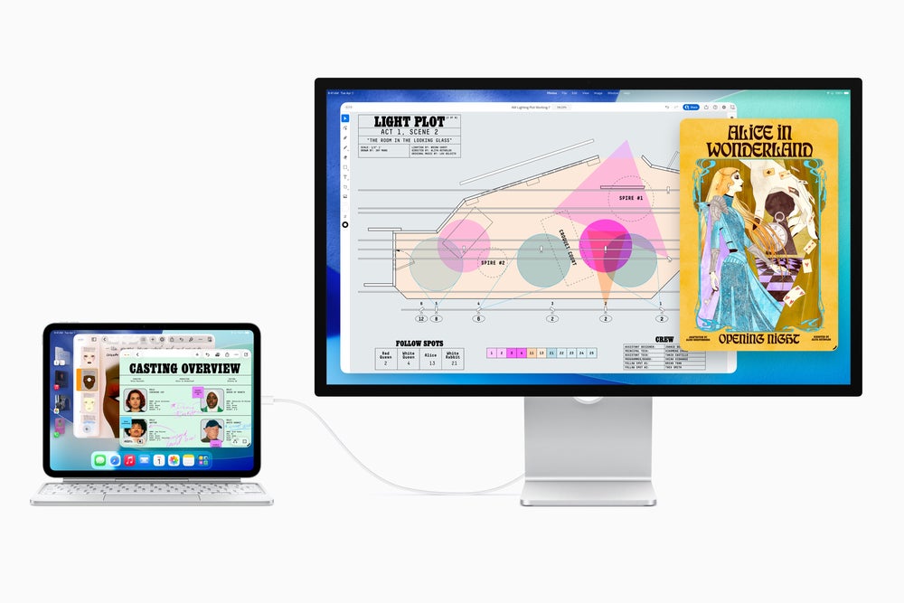 IPad using Stage Manager and an external monitor