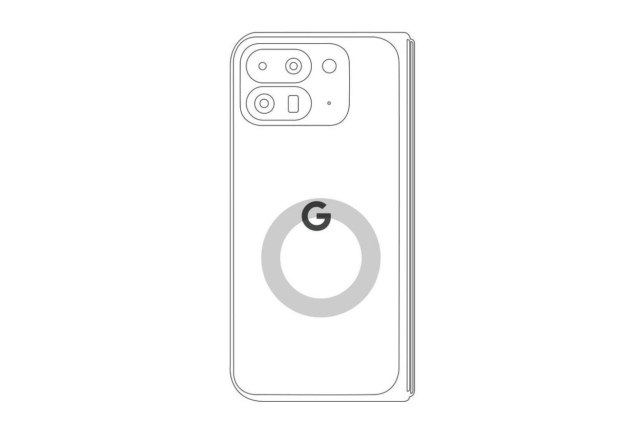 Image of Pixel 9 Pro Fold's charging coil location