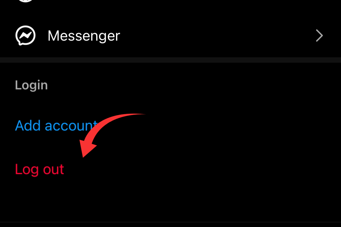 Just scroll all the way down and tap Log out. | Image credit – PhoneArena - How to delete your Instagram account