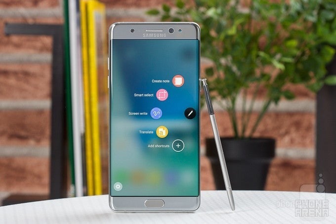 The infamous Galaxy Note 7. | Image credit — PhoneArena - Insider report explains why Samsung is skipping bleeding-edge battery tech (for now)