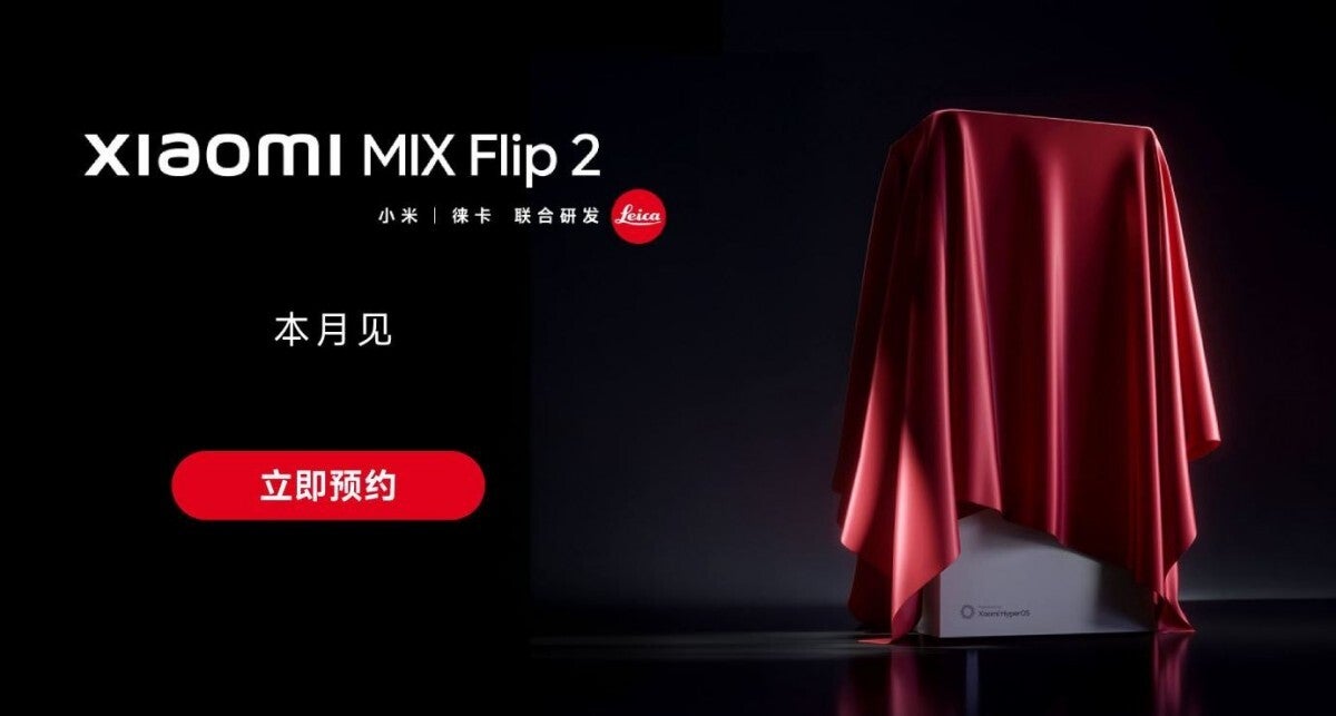 Teaser for the Mix Flip 2. | Image by Xiaomi - Galaxy Z Flip 7 looks worse next to rivals – and its tiny battery isn't the worst part