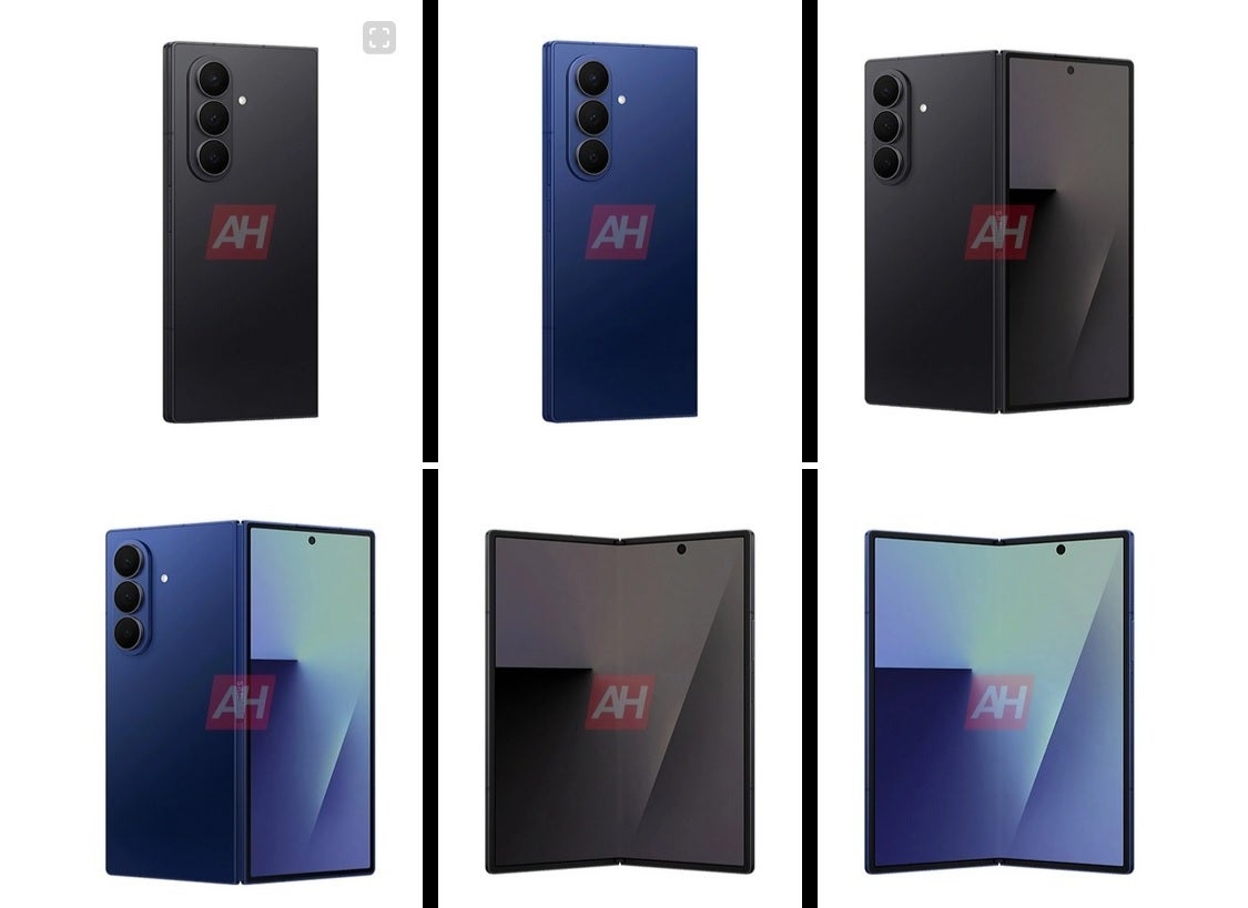 Latest leaked renders of the Samsung Galaxy Z 7 Fold. | Image credit-Android Headlines, 9to5Google - Fresh renders of the Galaxy Z Fold 7 surface
