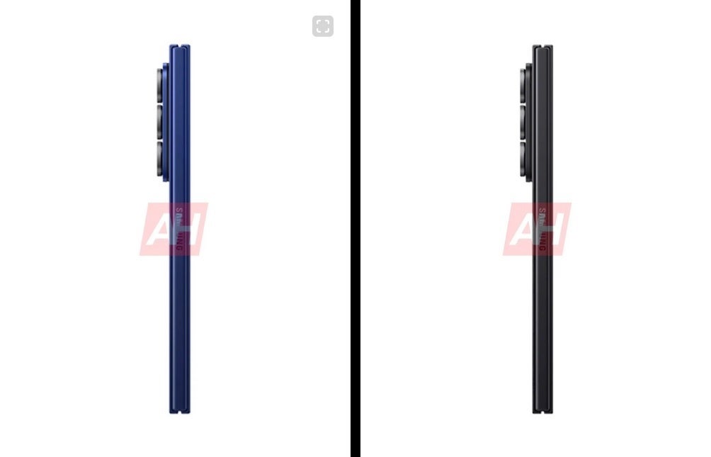 The thin design of the Galaxy Z Fold 7 makes the rear cameras protrude. | Image credit-Android Headlines, 9to5Google - Fresh renders of the Galaxy Z Fold 7 surface