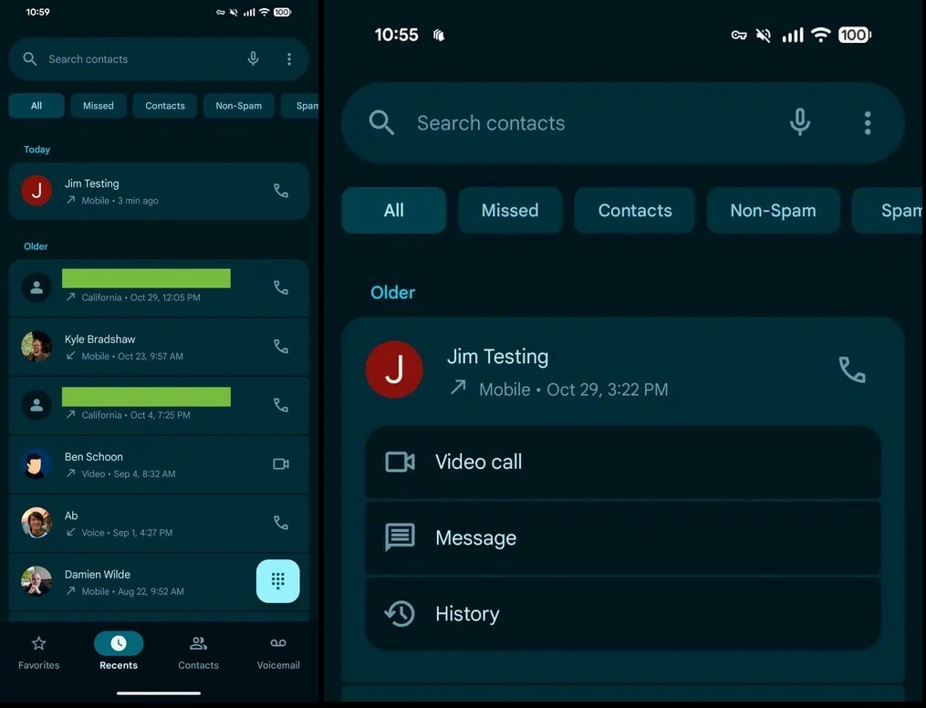 New design is coming to the Google Phone app for Android.