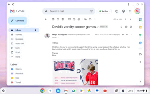 Text Capture. | Image credit — Google - Chromebook Plus just got smarter with a wave of new AI features