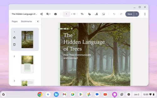 Help me read with 'simplify' option. | Image credit — Google - Chromebook Plus just got smarter with a wave of new AI features