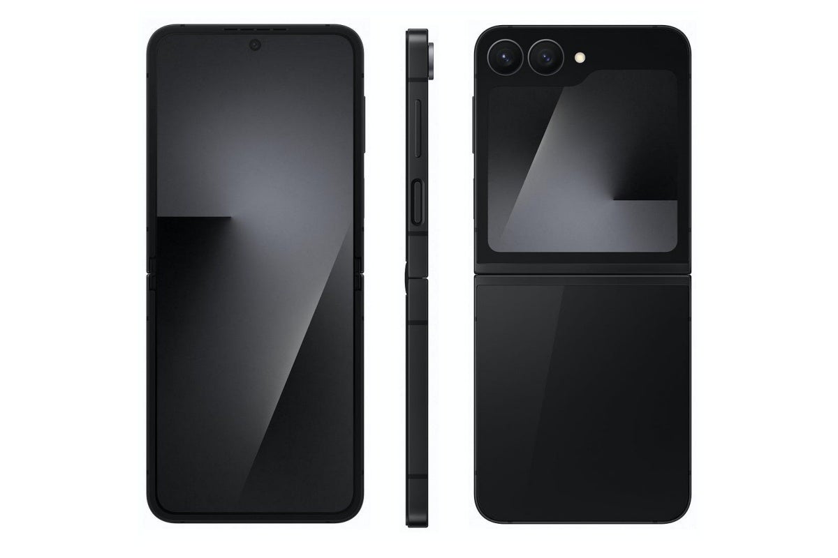 Leaked Samsung Galaxy Z Flip 7 FE images in black