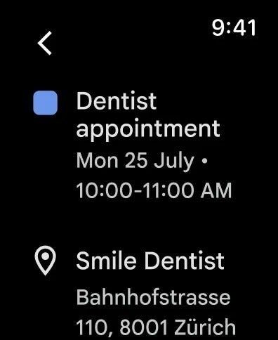 Google quietly releases minimalist Calendar app for Apple Watch